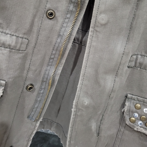 Miss Me studded jacket M - Picture 8 of 13